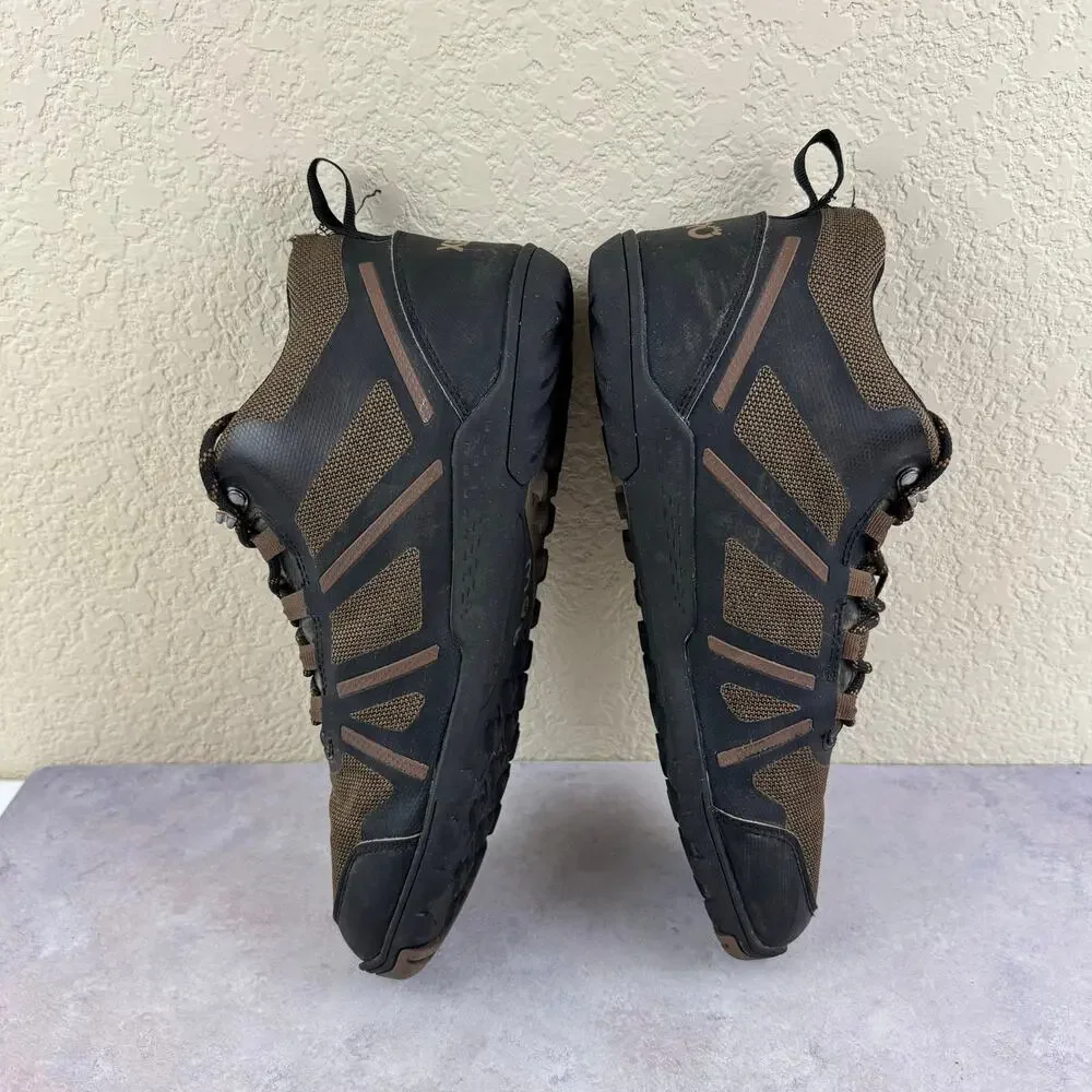 Xero Shoes Mens Size 10.5 Daylite Hiker Fusion Brown Barefoot Hiking Trail Shoes